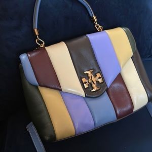 Tory Burch Small Kira Top Handle Leather Satchel